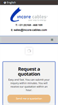 Mobile Screenshot of incore-cables.com